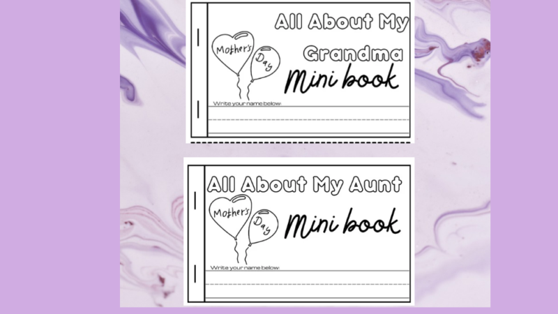 Mother’s Day Mini-Books