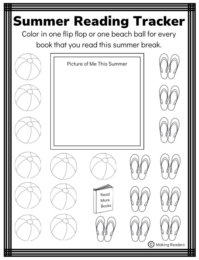 Making Readers Summer Reading Tracker