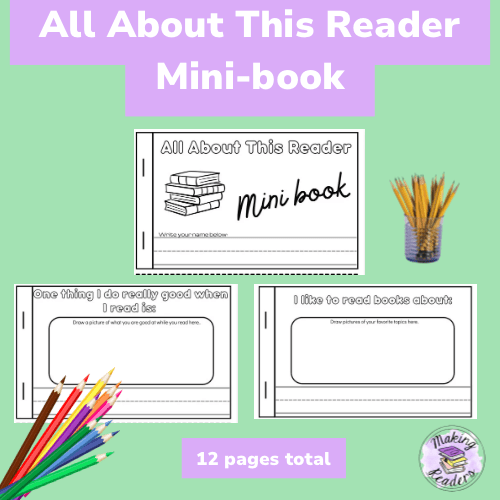 All About This Reader activity book