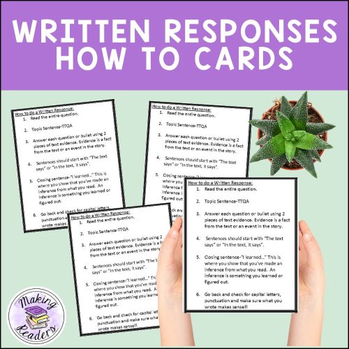 Written Response Cards